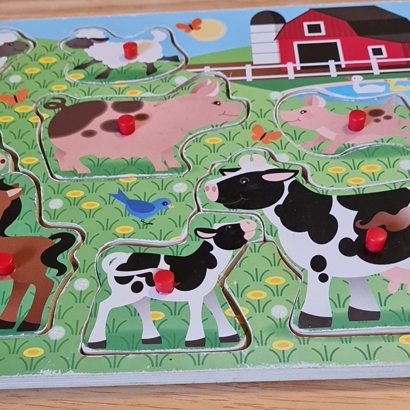 Farm Animal Wooden Puzzle - Picture 5 of 6